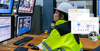 Field service management platform with Location intelligence